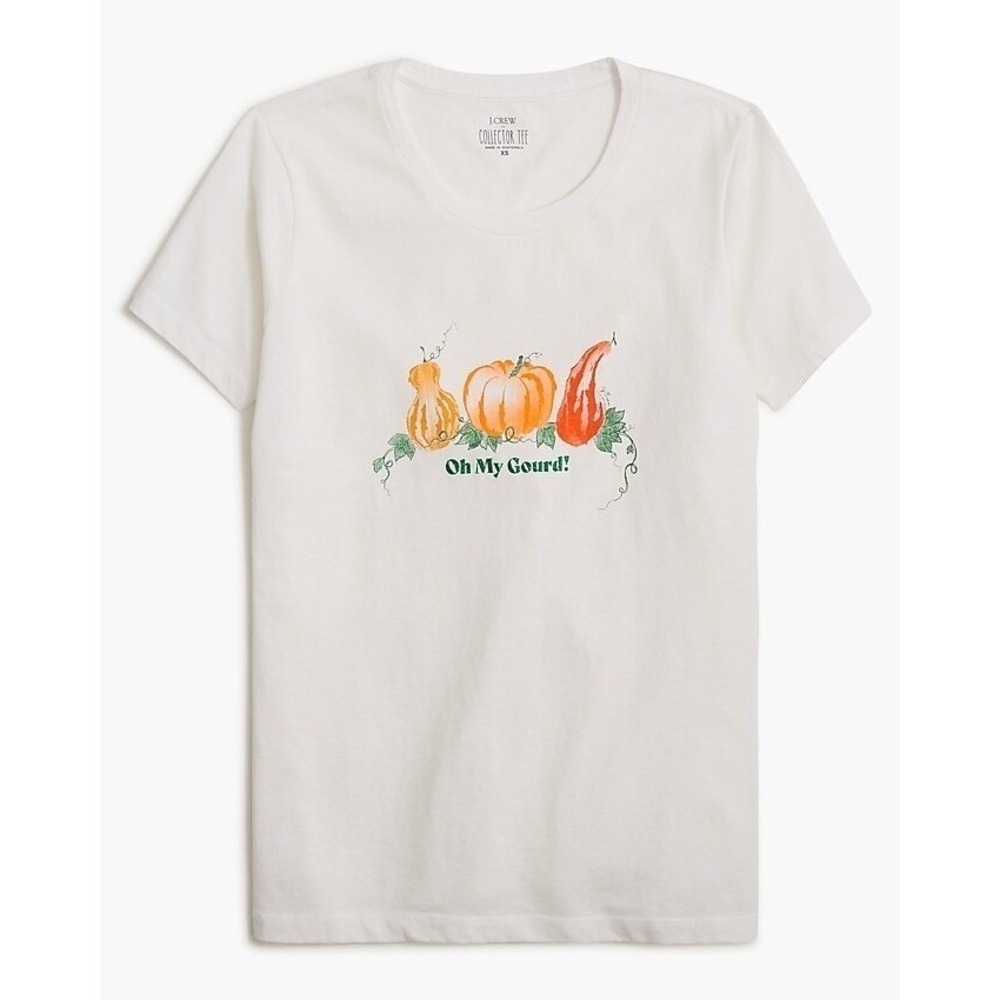 J. Crew Collector‎ Tee "Oh My Gord!" Graphic Short Sleeve T-Shirt Women's Sz M